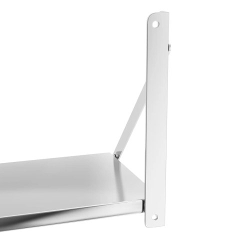 Półka ścienna gastronomiczna składana ze stali nierdzewnej do 40 kg 60 x 30 cm Royal Catering Półka ścienna gastronomiczna składana ze stali nierdzewnej do 40 kg 60 x 30 cm Royal Catering