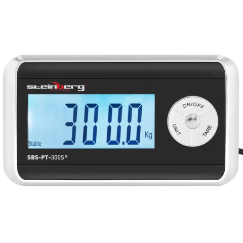 Waga paczkowa pocztowa LCD 31 x 38.5 cm 300 kg / 100 g Steinberg Systems Waga paczkowa pocztowa LCD 31 x 38.5 cm 300 kg / 100 g Steinberg Systems