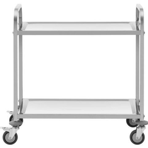 Wózek kelnerski cateringowy do serwowania 2 półki 95 x 50 cm do 72 kg Royal Catering Wózek kelnerski cateringowy do serwowania 2 półki 95 x 50 cm do 72 kg Royal Catering