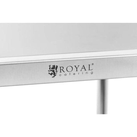 Wózek kelnerski cateringowy do serwowania 3 półki 82 x 50 cm do 60 kg Royal Catering Wózek kelnerski cateringowy do serwowania 3 półki 82 x 50 cm do 60 kg Royal Catering