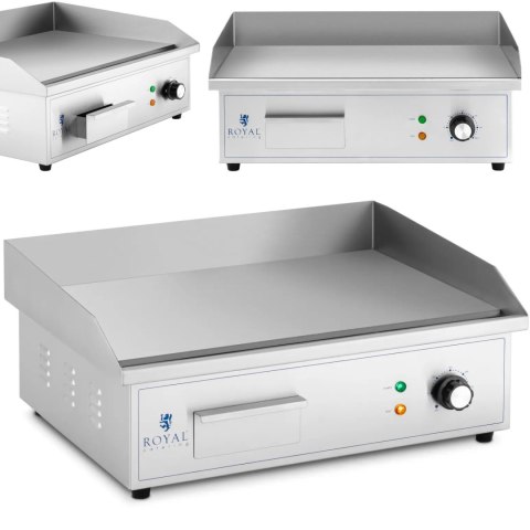 Grill elektryczny płyta grillowa gładka 530 x 350 mm 3000 W Royal Catering Grill elektryczny płyta grillowa gładka 530 x 350 mm 3000 W Royal Catering