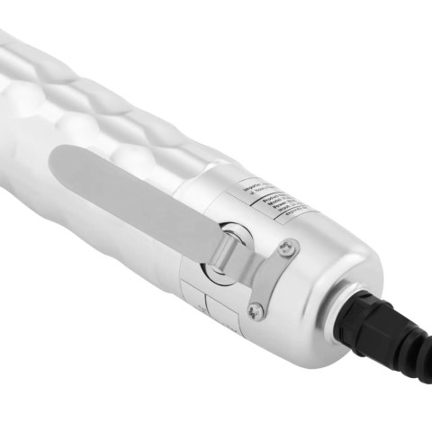 Nóż elektryczny do kebaba mięsa gładki ząbkowany z ostrzałką i stojakiem 0-6 mm 80 W Royal Catering Nóż elektryczny do kebaba mięsa gładki ząbkowany z ostrzałką i stojakiem 0-6 mm 80 W Royal Catering