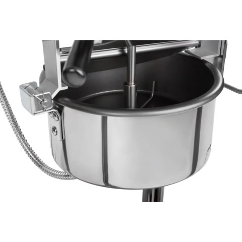 Profesjonalna maszyna do popcornu na wózku z oświetleniem RETRO 88 l 1600 W czarna Royal Catering Profesjonalna maszyna do popcornu na wózku z oświetleniem RETRO 88 l 1600 W czarna Royal Catering
