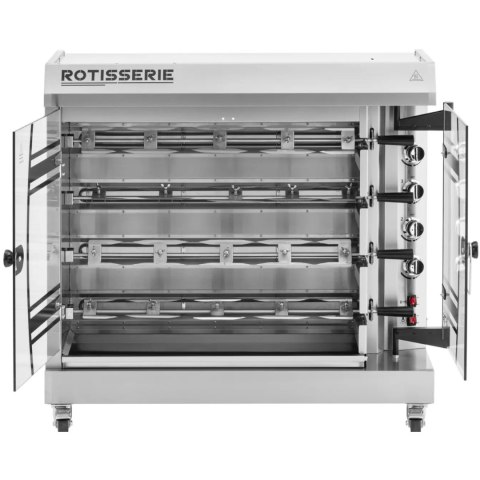 Rożen elektryczny na 4-6 kurczaków 4 poziomy 8000 W 400 V Royal Catering Rożen elektryczny na 4-6 kurczaków 4 poziomy 8000 W 400 V Royal Catering