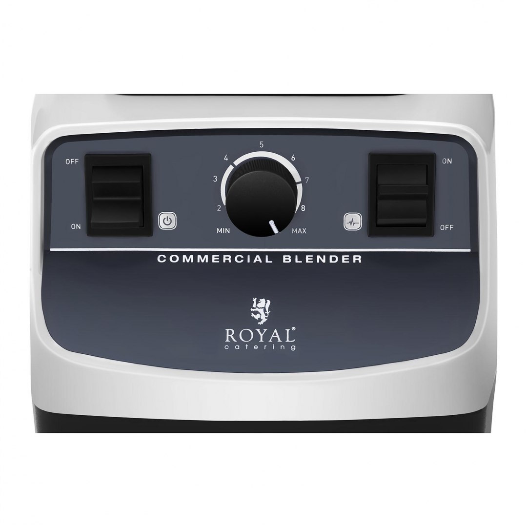 Blender mikser kielichowy z pokrywą 32000 obr./min 1500W Royal Catering RCMB-2LB Royal Catering Blender mikser kielichowy z pokrywą 32000 obr./min 1500W Royal Catering RCMB-2LB Royal Catering