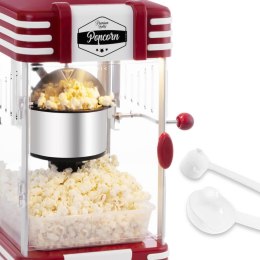 Domowa maszyna urządzenie do popcornu RETRO Bredeco BCPK-300-WR 300W Bredeco