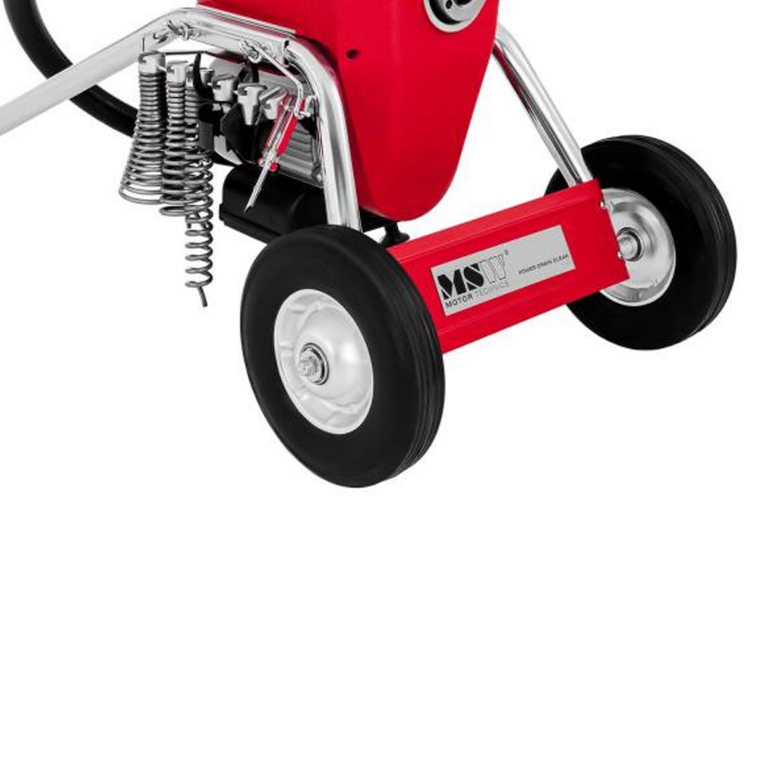 Elektryczna maszyna przepychacz udrażniacz do rur 1100W śr. 32mm MSW POWER DRAIN CLEAN 4.6E + akcesoria MSW Elektryczna maszyna przepychacz udrażniacz do rur 1100W śr. 32mm MSW POWER DRAIN CLEAN 4.6E + akcesoria MSW
