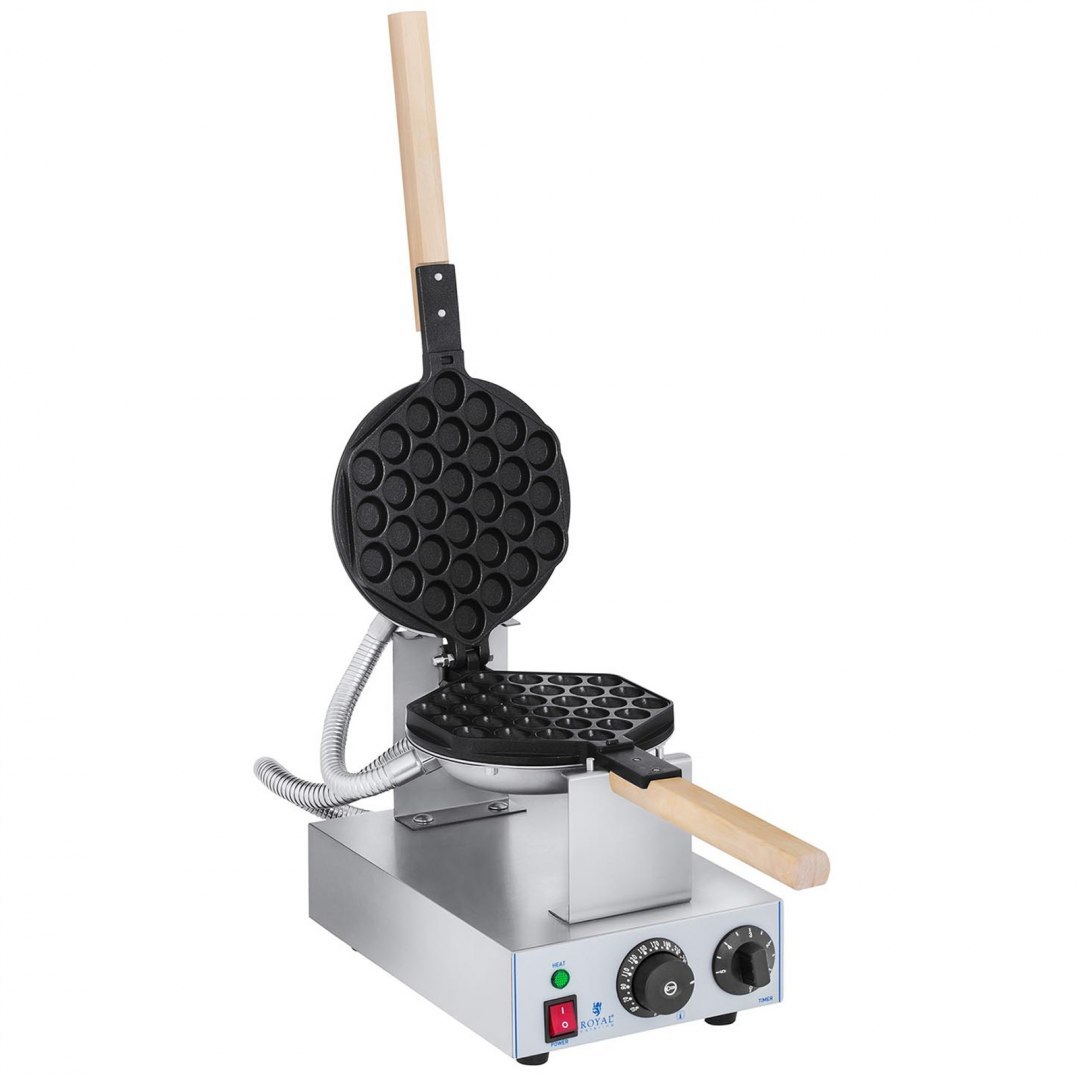 Gofrownica opiekacz do gofrów bąbelkowych bubble waffle 1415W Royal Catering RCWM-1400-B Royal Catering Gofrownica opiekacz do gofrów bąbelkowych bubble waffle 1415W Royal Catering RCWM-1400-B Royal Catering
