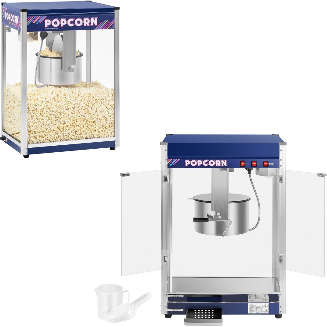 Najlepsza maszyna automat do popcornu 2300W 230V 16 Oz 6kg/h Royal Catering RCPR-2300 Royal Catering Najlepsza maszyna automat do popcornu 2300W 230V 16 Oz 6kg/h Royal Catering RCPR-2300 Royal Catering