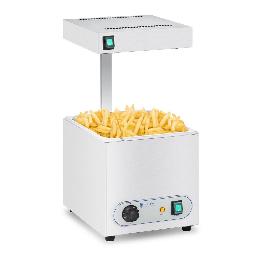 Podgrzewacz do frytek z promiennikiem ciepła 850W Royal Catering RCWG-1500 Royal Catering Podgrzewacz do frytek z promiennikiem ciepła 850W Royal Catering RCWG-1500 Royal Catering