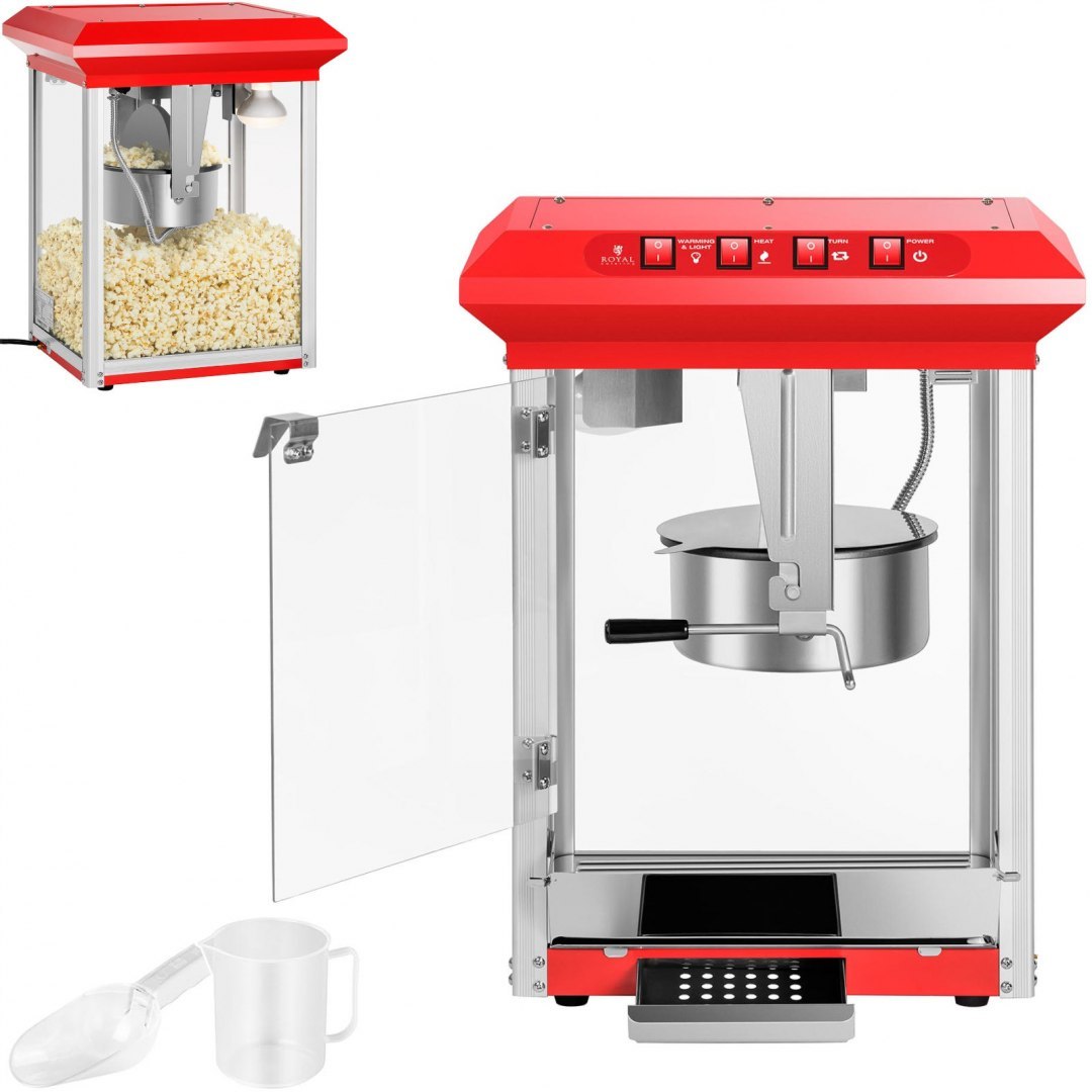 Profesjonalna wydajna maszyna do popcornu 1325W Royal Catering RCPR-1325 Royal Catering Profesjonalna wydajna maszyna do popcornu 1325W Royal Catering RCPR-1325 Royal Catering
