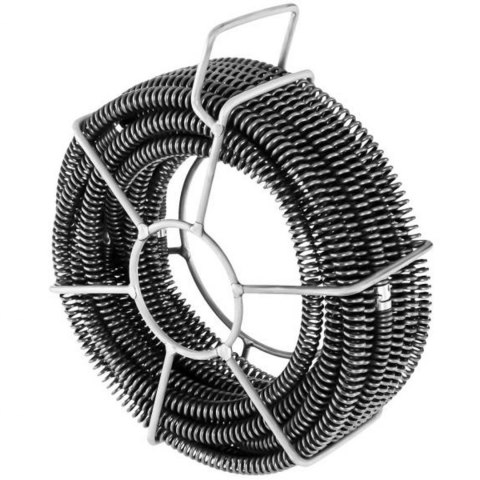 Spirala przepychacz sprężyna do rur hydrauliczna 6 x 2.45 m śr. 16 mm ZESTAW MSW Spirala przepychacz sprężyna do rur hydrauliczna 6 x 2.45 m śr. 16 mm ZESTAW MSW