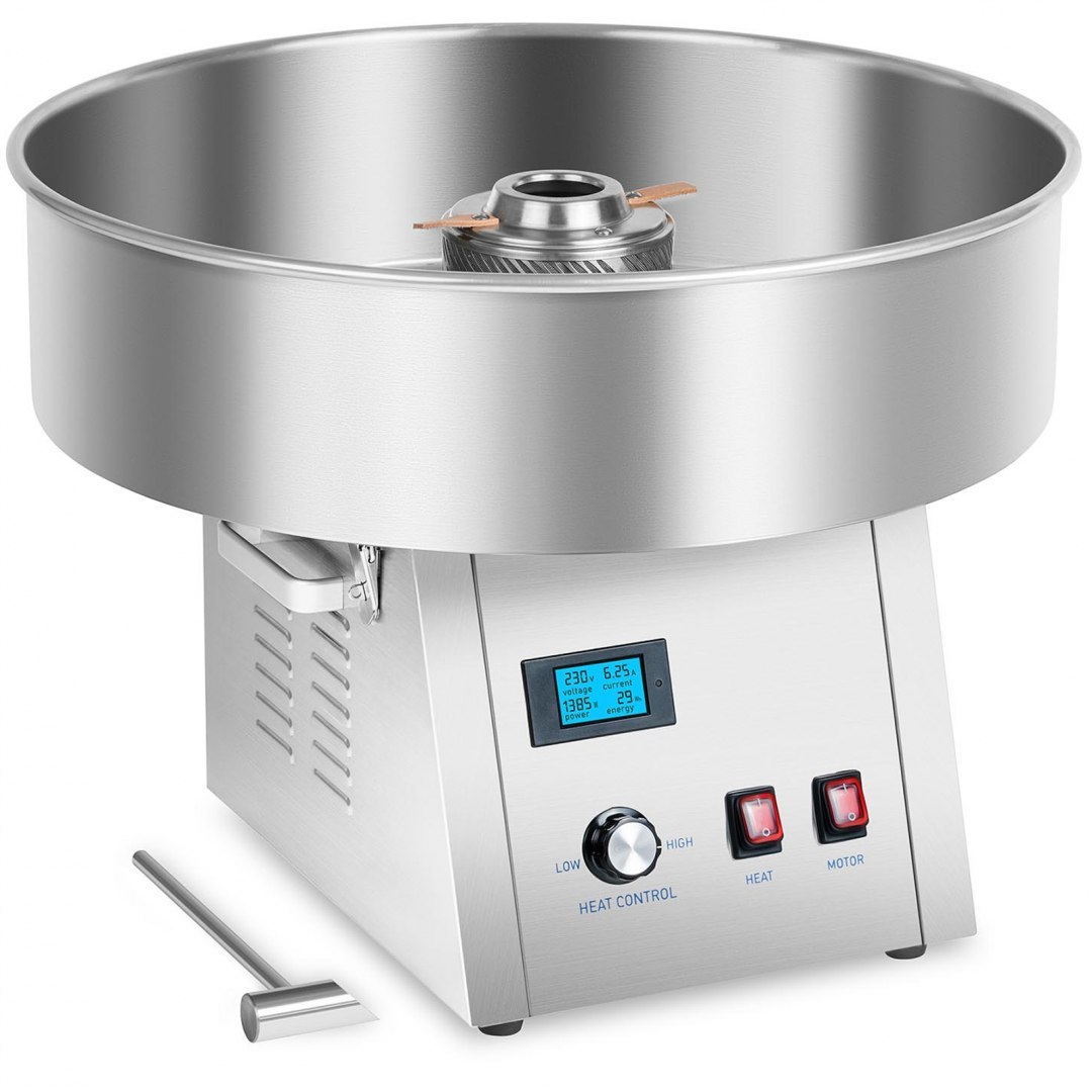 Wydajna maszyna do waty cukrowej 1500W 4kg/h 62cm Royal Catering RCZK-1500S-W Royal Catering Wydajna maszyna do waty cukrowej 1500W 4kg/h 62cm Royal Catering RCZK-1500S-W Royal Catering