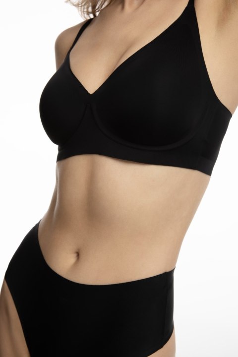 Biustonosz Simple t-shirt Bra Czarny Czarny S Biustonosz Simple t-shirt Bra Czarny Czarny S