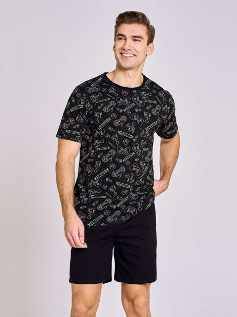Piżama Dean 3185 Czarny XXL Piżama Dean 3185 Czarny XXL