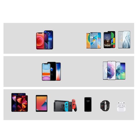 Mini Power Bank 10000mAh magnetyczny z ładowarką QC PD USB USB-C biały JOYROOM Mini Power Bank 10000mAh magnetyczny z ładowarką QC PD USB USB-C biały JOYROOM