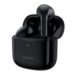 E3 bezprzewodowe słuchawki Bluetooth 5.0 TWS douszne wodoodporne IP64 czarny BASEUS