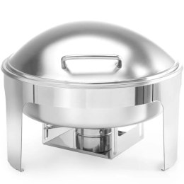 Podgrzewacz do potraw na pastę świeczki stal satynowana OKRĄGŁY Hendi