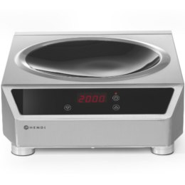 Wok indukcyjny 3100W z patelnią indukcyjną Profi Line - Hendi 239681 Hendi