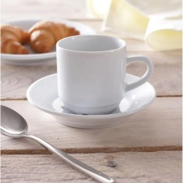 Filiżanka do kawy hotelowa OPTIMA biała porcelana 90ml zestaw 12szt. - Hendi 770900 Hendi