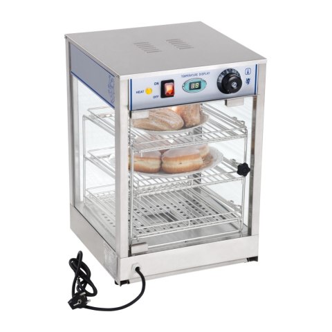 Witryna grzewcza ekspozycyjna 850W szerokość 35,5cm Royal Catering