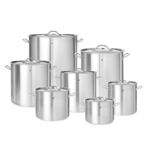 Garnek Budget Line z pokrywką 71 l śr. 450 x 450 h - Hendi 834909 Hendi