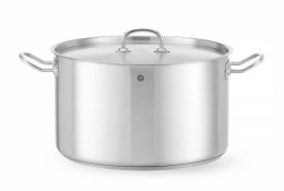 Garnek średni Kitchen Line z pokrywką 15 l śr. 320 x 190 mm - Hendi 836507 Hendi