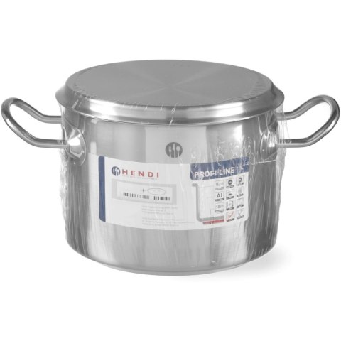Garnek średni Profi Line z pokrywką 23,5 l śr. 360 x 230 h - Hendi 831700 Hendi
