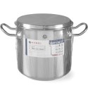 Garnek wysoki Profi Line z pokrywką dno Sandwich 50 l śr. 400 x 400 h - Hendi 832806 Hendi