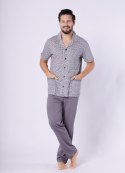 Piżama Kacper 1747 Stalowy L