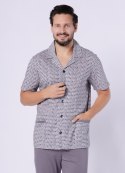 Piżama Kacper 1747 Stalowy L