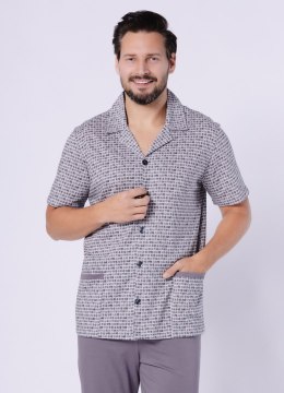 Piżama Kacper 1747 Stalowy L