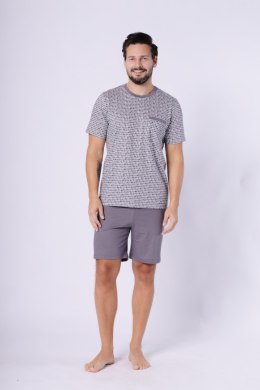 Piżama Karol 1751 Stalowy XXL