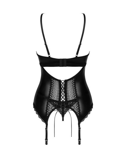 Gorset Norides + stringi GRATIS! Czarny XL/XXL