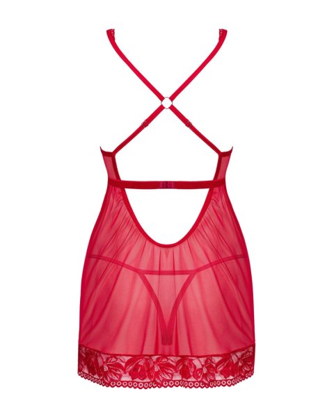 Koszulka Lacelove babydoll + stringi GRATIS!!! Czerwony XS/S