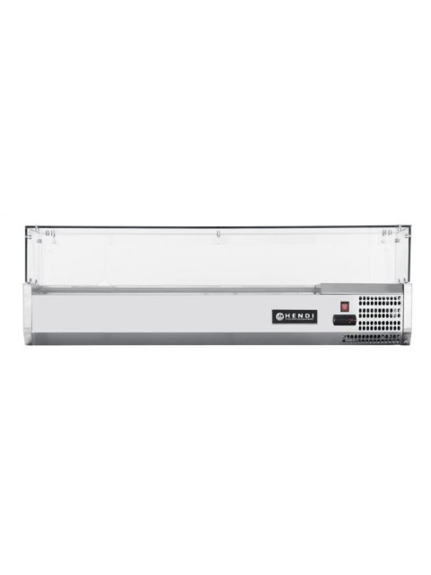 Nadstawa z witryną chłodniczą 6 x GN 1/3 szer. 140cm - Hendi 232972 ARKTIC