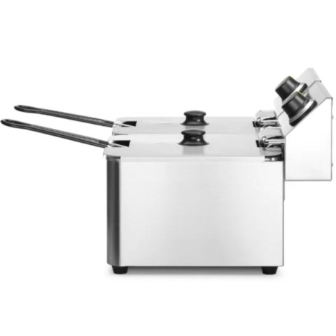 Frytownica gastronomiczna Kitchen Line 6kW 230V 2 x 4L - Hendi 205846 Hendi