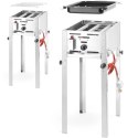 Grill gazowy z patelnią Grill Master Mini 340x540x(H)840 mm 5.8kW- Hendi 154700 Hendi