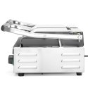 Kontakt grill kontaktowy ryflowany podwójny 3600W - Hendi 263709 Hendi