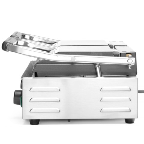 Kontakt grill kontaktowy ryflowany podwójny 3600W - Hendi 263709 Hendi