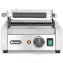 Kontakt grill kontaktowy ryflowany pojedynczy 1800W - Hendi 263501 Hendi