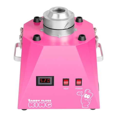 Maszyna do waty cukrowej LED różowa 52cm 1030W Royal Catering RCZK-1030-W-R Royal Catering