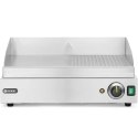 Płyta grzewcza grillowa Profi Line gładka-ryflowana do pracy ciągłej 2400W - Hendi 203156 Hendi