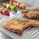 Płyta grzewcza grillowa Profi Line gładka-ryflowana do pracy ciągłej 2400W - Hendi 203156 Hendi