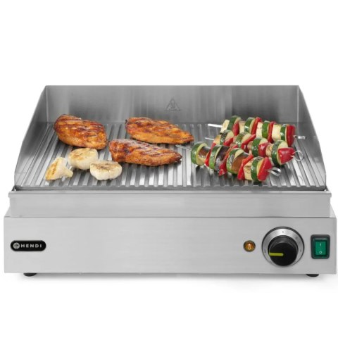 Płyta grzewcza grillowa Profi Line ryflowana do pracy ciągłej 2400W - Hendi 203170 Hendi