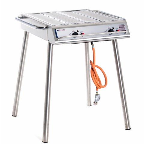 Profesjonalny grill gazowy XANTOS 2 ruszty 10kW - Hendi 148624 Hendi