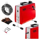 Przepychacz udrażniacz spirala żmijka do rur elektryczna 390W śr. 30 - 100 mm MSW-DRAIN CLEAN 2.3E MSW