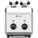 Toster kanapkowy z timerem podwójny 1200W- Hendi 261163 Hendi