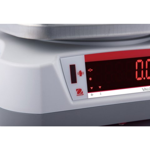 Waga VALOR 4000 z legalizacją kuchenna gastronomiczna wodoodporna IP68 LED 3Kg / 1g - OHAUS V41PWE3T-M OHAUS