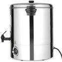 Warnik podgrzewacz do wody grzanego wina stalowy 2200W 28L - Hendi 209905 Hendi